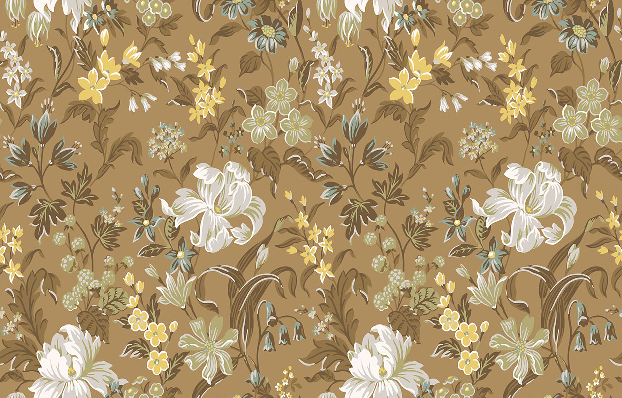 Обои Loymina Equator Flower Bed QTR4 004/1 10,05×1 Обои Loymina Equator Flower Bed QTR4 004/1 10,05×1